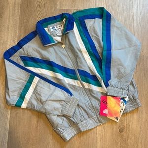 Worn once! Vintage 80s Windbreaker